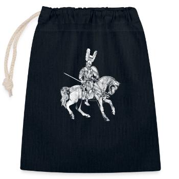 Römischer Offizier - Decurio - Verschließbarer Geschenkbeutel aus Baumwolle (25x30cm) - Navy - Vorne