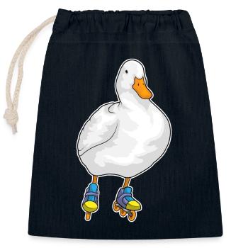 Duck Inline skating Inline skates - Closable cotton gift bag (25x30cm) - navy - Front