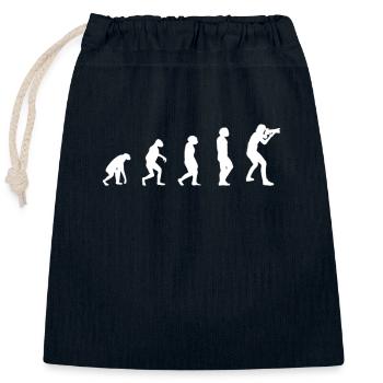 Evolution Photographer - Photographer Photography Camera - Closable cotton gift bag (25x30cm) - navy - Front