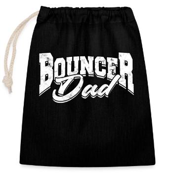 Transat Cadeau Garde du corps Sécurité Sécurité - Sac cadeau en coton avec cordon (25 x 30 cm) - noir - Devant