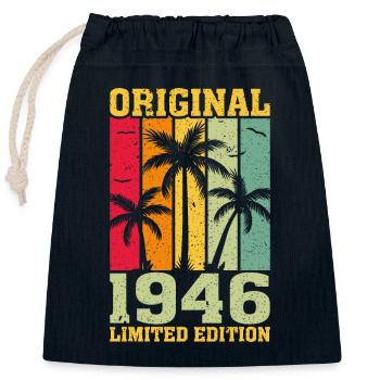 Original limitierte Auflage von 1946 - Verschließbarer Geschenkbeutel aus Baumwolle (25x30cm) - Navy - Vorne