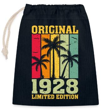Édition Originale Limitée De 1928 - Sac cadeau en coton avec cordon (25 x 30 cm) - bleu marine - Devant