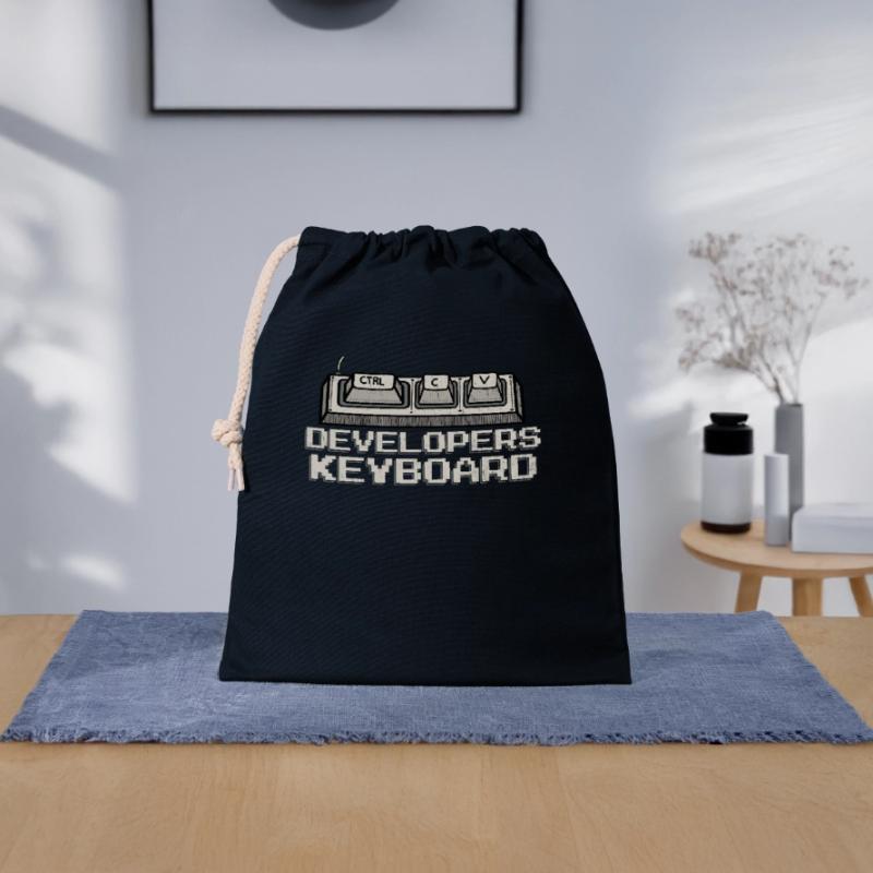 Entwickler Coder Lustige Programmierung Humor Software Verschließbarer Geschenkbeutel aus Baumwolle (25x30cm)
