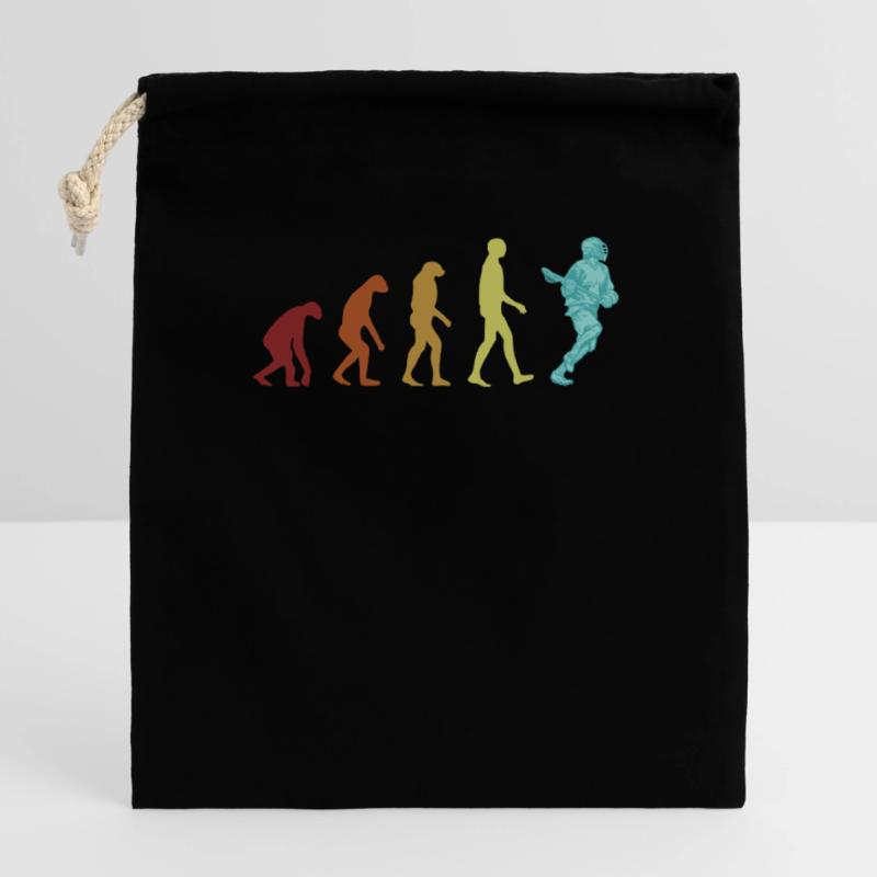 Lacrosse Evolution Polocrosse Intercrosse Trainer Verschließbarer Geschenkbeutel aus Baumwolle (25x30cm)
