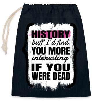 african american history african american pride - Verschließbarer Geschenkbeutel aus Baumwolle (25x30cm) - Navy - Vorne