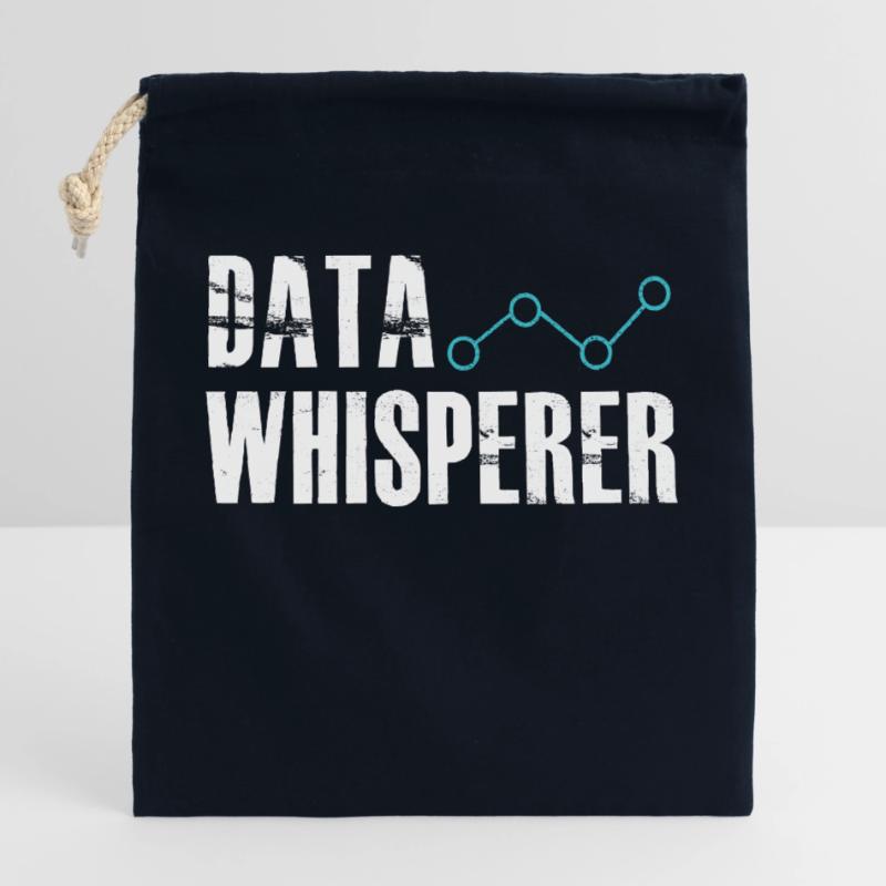 Data Whisperer Science Analyst Software Engineer Verschließbarer Geschenkbeutel aus Baumwolle (25x30cm)