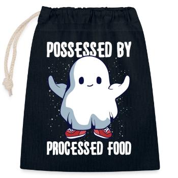 Bodybuilding Powerlifting Weightlifting Fitness - Closable cotton gift bag (25x30cm) - navy - Front