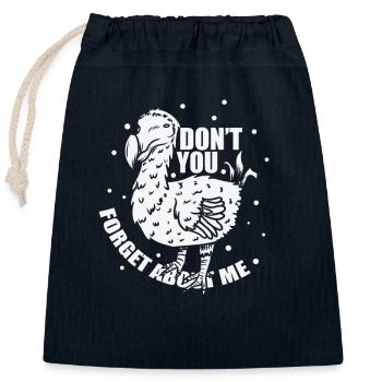 Don't you forget about Me Mauritius Insel - Verschließbarer Geschenkbeutel aus Baumwolle (25x30cm) - Navy - Vorne