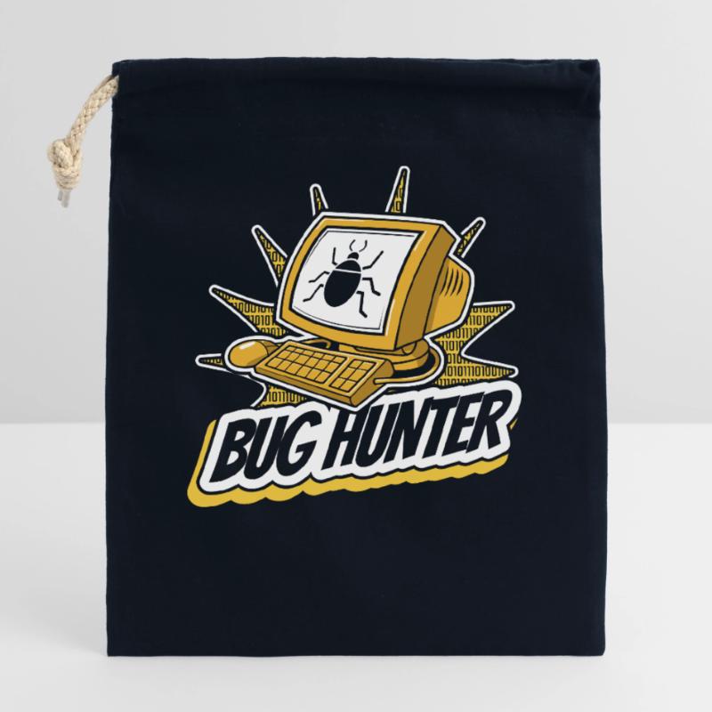 Bug Hunter Softwareingenieur Developer Coder Verschließbarer Geschenkbeutel aus Baumwolle (25x30cm)