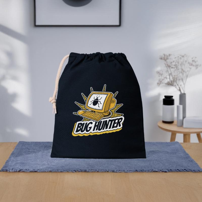 Bug Hunter Softwareingenieur Developer Coder Verschließbarer Geschenkbeutel aus Baumwolle (25x30cm)