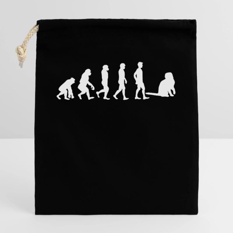 Scottish Fold Scottish Fold Evolution Closable cotton gift bag (25x30cm)