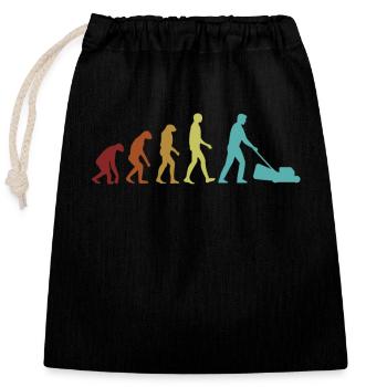 Gardening Evolution Horticulture Allotment Garden - Closable cotton gift bag (25x30cm) - black - Front