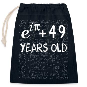 48. Geburtstag 48 Jahre Euler - Verschließbarer Geschenkbeutel aus Baumwolle (25x30cm) - Navy - Vorne