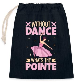 Ballet Ballerina Dance Dancer Dancing Ballet Gift - Verschließbarer Geschenkbeutel aus Baumwolle (25x30cm) - Navy - Vorne