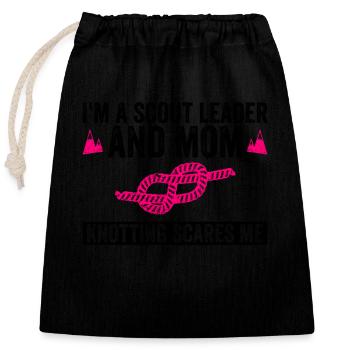 Cub Scouting Mom Design Für Eine - Sac cadeau en coton avec cordon (25 x 30 cm) - noir - Devant
