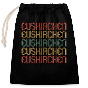 Euskirchenerin Euskirchener Euskirchen - Verschließbarer Geschenkbeutel aus Baumwolle (25x30cm) - Schwarz - Vorne