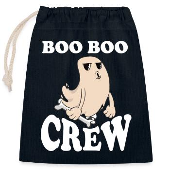 Ghost Boo Boo Crew - Verschließbarer Geschenkbeutel aus Baumwolle (25x30cm) - Navy - Vorne