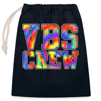 VBS-Besatzung - Verschließbarer Geschenkbeutel aus Baumwolle (25x30cm) - Navy - Vorne