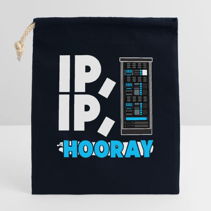 Network Administrator System Administrator Network Closable cotton gift bag (25x30cm)