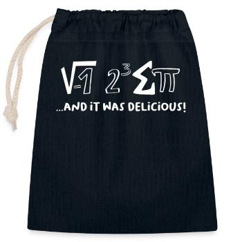 Pi Day Lustig Math Lover Niedlich Lehrer Studenten - Verschließbarer Geschenkbeutel aus Baumwolle (25x30cm) - Navy - Vorne
