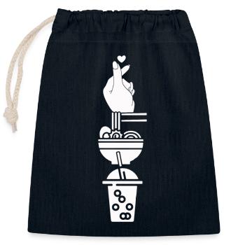 K-Pop-Fan Geschenk Koreanische Popmusik - Verschließbarer Geschenkbeutel aus Baumwolle (25x30cm) - Navy - Vorne