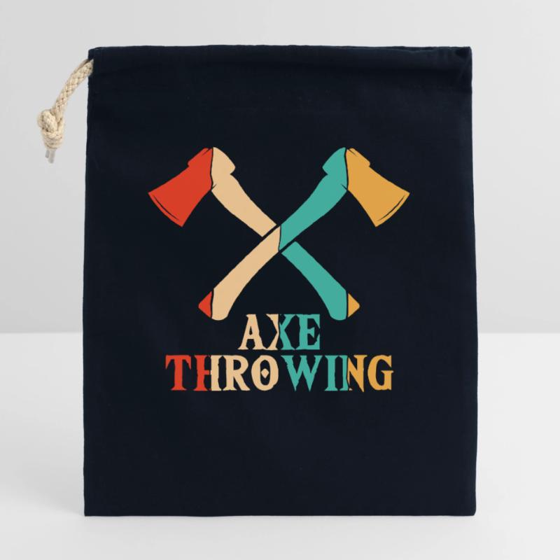 Axe Throwing Axe Throwing Competition Game Axe Closable cotton gift bag (25x30cm)
