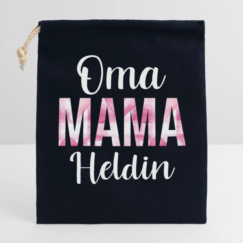 Mutter Geschenk Muttertag Geburtstag Mama Verschließbarer Geschenkbeutel aus Baumwolle (25x30cm)