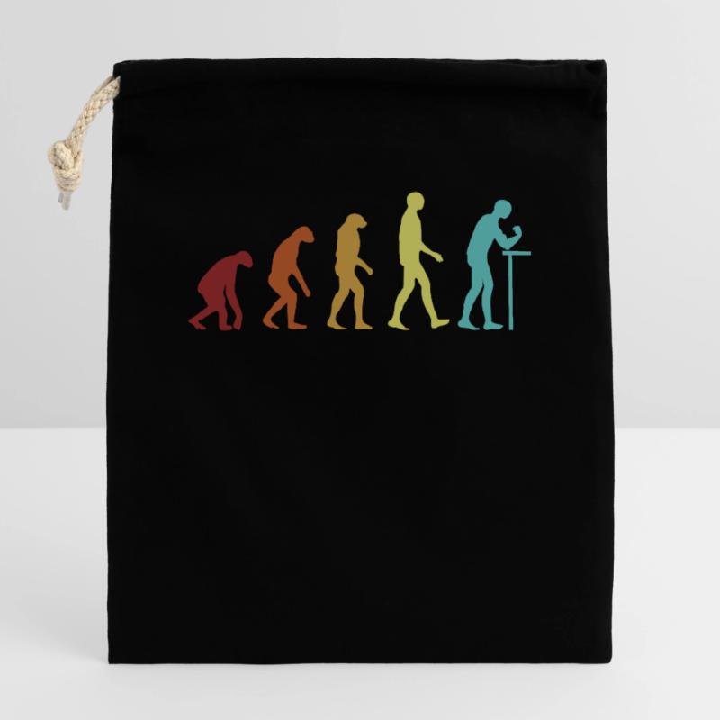 Bras de fer Techniques d’évolution Bras d’exercice Sac cadeau en coton avec cordon (25 x 30 cm)