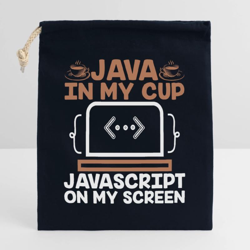 Kaffee-Codierung Programmierer Programmierer Entwickler Nerd Coff Verschließbarer Geschenkbeutel aus Baumwolle (25x30cm)