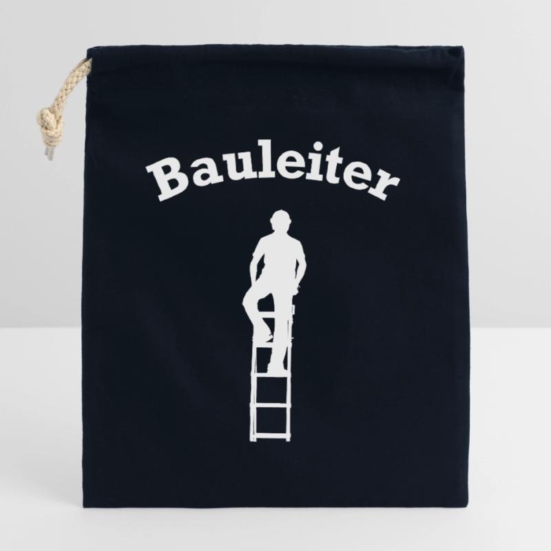 Construction Manager Construction Site Construction Sites Funny Closable cotton gift bag (25x30cm)