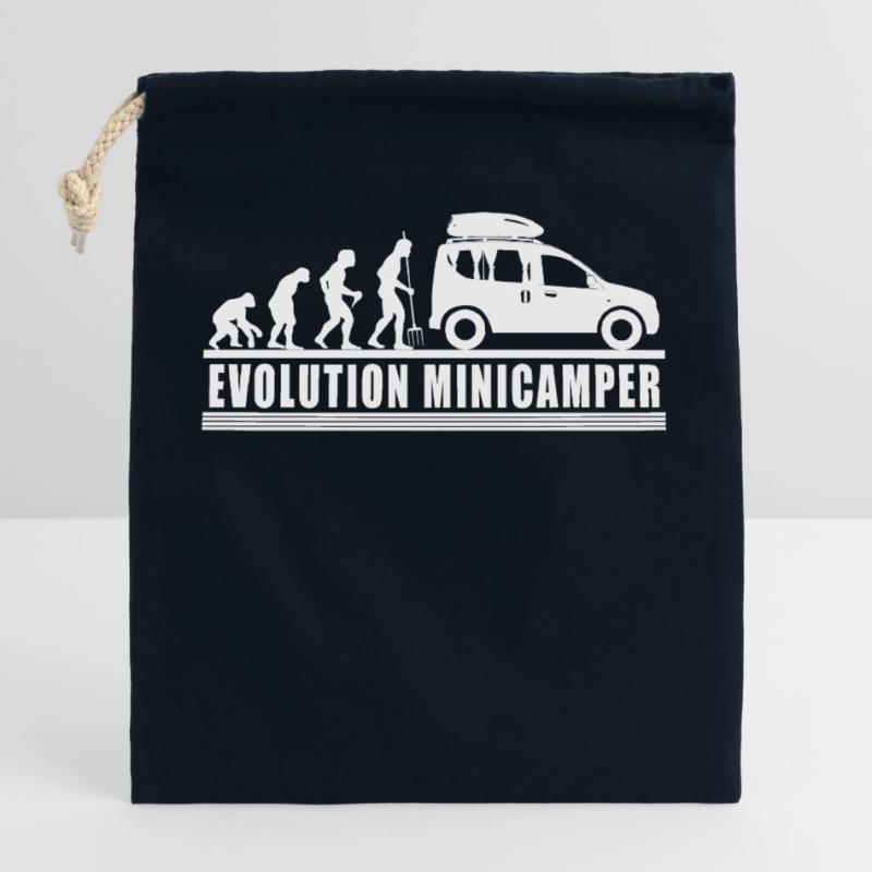 Evolution Minicamper Camping-Camper Microcamper Closable cotton gift bag (25x30cm)