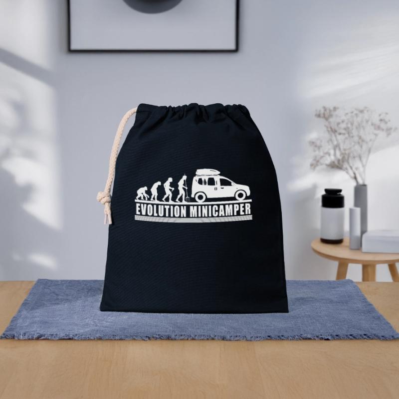 Evolution Minicamper Camping-Camper Microcamper Closable cotton gift bag (25x30cm)