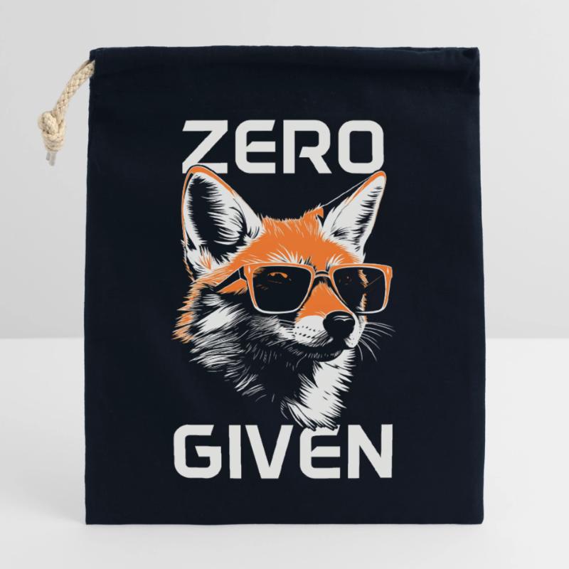 Fox Zero Fox Given Funny Closable cotton gift bag (25x30cm)
