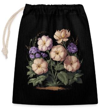 Ostara Eostre Equinox Witch Pagan Goddess Rituals - Closable cotton gift bag (25x30cm) - black - Front