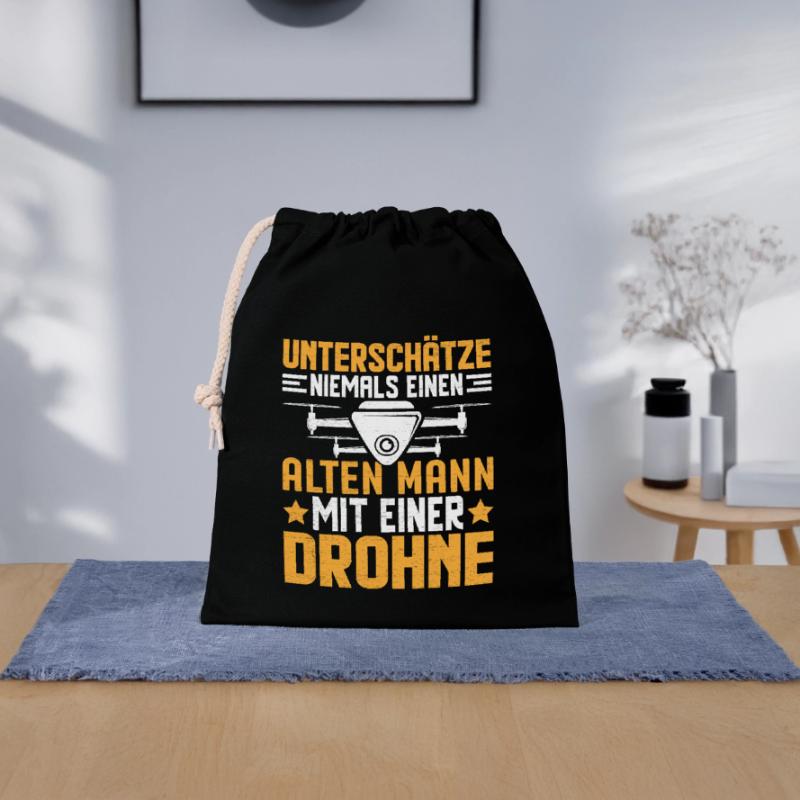 Drone Drones Drone Pilot Drone Pilot FPV UAV Closable cotton gift bag (25x30cm)