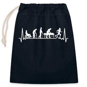 Physiotherapie Chiropraktiker Physio-Masseur - Verschließbarer Geschenkbeutel aus Baumwolle (25x30cm) - Navy - Vorne