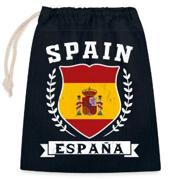 Hispania Madrid Spanien Espana Spanische - Verschließbarer Geschenkbeutel aus Baumwolle (25x30cm) - Navy - Vorne