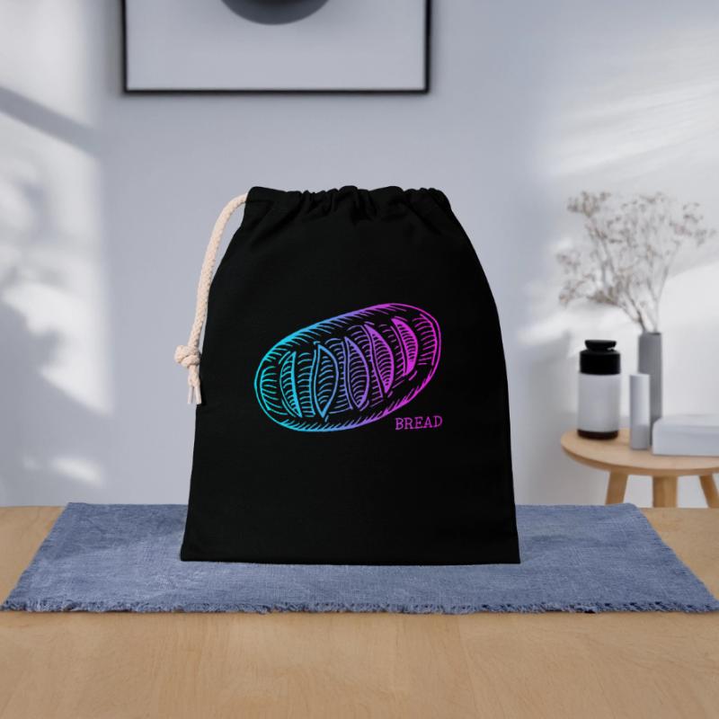 Bread Maker Bread Dough Bread Queen Lover Bread Closable cotton gift bag (25x30cm)
