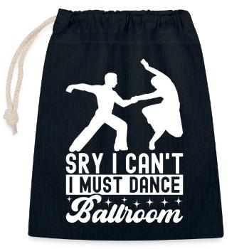 Ballroom Dance Ballroom Dancers Ballroom Dancers - Closable cotton gift bag (25x30cm) - navy - Front