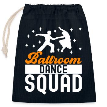 Ballroom Dance Ballroom Dancers Ballroom Dancers - Closable cotton gift bag (25x30cm) - navy - Front