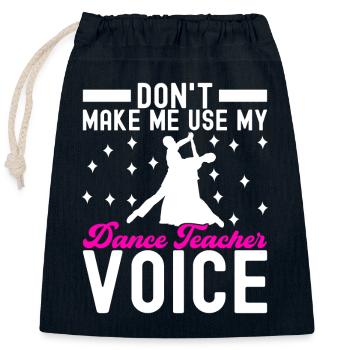 Ballroom Dance Ballroom Dancers Ballroom Dancers - Closable cotton gift bag (25x30cm) - navy - Front