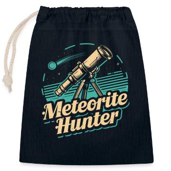 Stargazing And Meteor Shower Enthusiast - Verschließbarer Geschenkbeutel aus Baumwolle (25x30cm) - Navy - Vorne