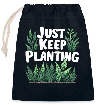 Aquascaping Enthusiast Underwater Gardening - Verschließbarer Geschenkbeutel aus Baumwolle (25x30cm) - Navy - Vorne