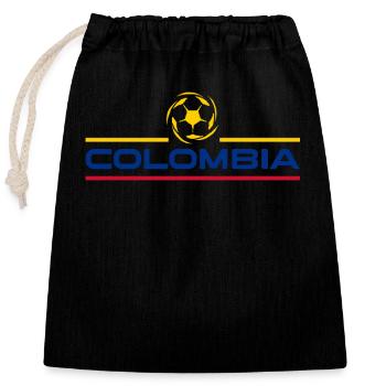 Kolumbien Colombia Medellin Urlaub Bogota Cali - Verschließbarer Geschenkbeutel aus Baumwolle (25x30cm) - Schwarz - Vorne