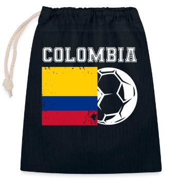 Kolumbien Colombia Medellin Urlaub Bogota Cali - Verschließbarer Geschenkbeutel aus Baumwolle (25x30cm) - Navy - Vorne