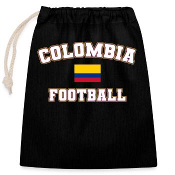 Kolumbien Colombia Medellin Urlaub Bogota Cali - Verschließbarer Geschenkbeutel aus Baumwolle (25x30cm) - Schwarz - Vorne