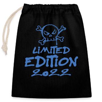 Limited Edition 2022 Geburtstag 2022 Geboren - Verschließbarer Geschenkbeutel aus Baumwolle (25x30cm) - Schwarz - Vorne