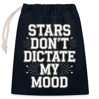 Astrologie-skeptiker: Kritisches Denken - Verschließbarer Geschenkbeutel aus Baumwolle (25x30cm) - Navy - Vorne