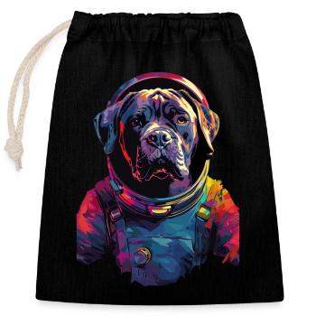 Cane Corso - Verschließbarer Geschenkbeutel aus Baumwolle (25x30cm) - Schwarz - Vorne