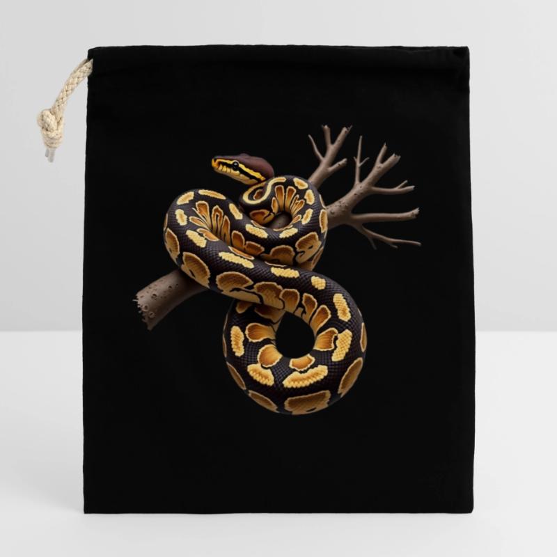 King Python Snakes Lover Terrarium Python Closable cotton gift bag (25x30cm)